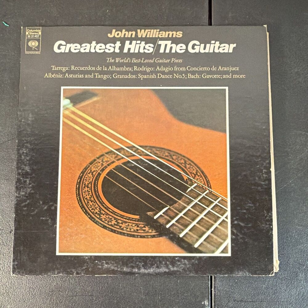 John Williams Greatest Hits/The Guitar 12" Vinyl LP Columbia M 31407 Stereo